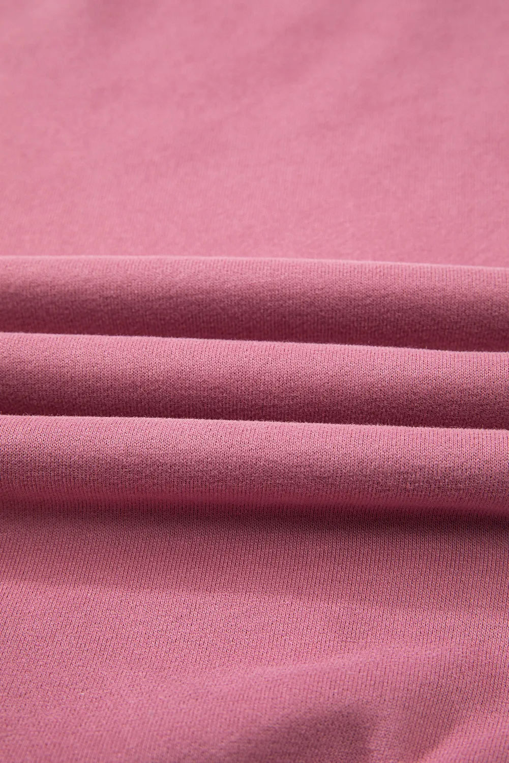 Lined Drop Shoulder Terry Sweatshirt
