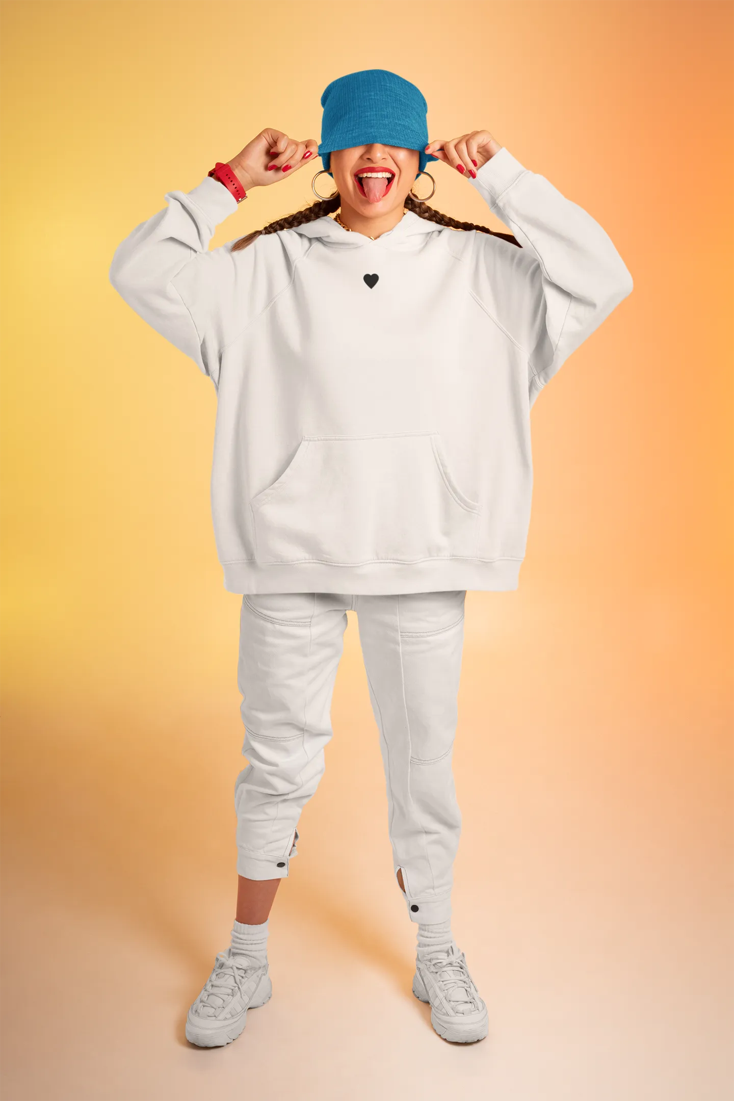 Little Heart Youth Hoodie