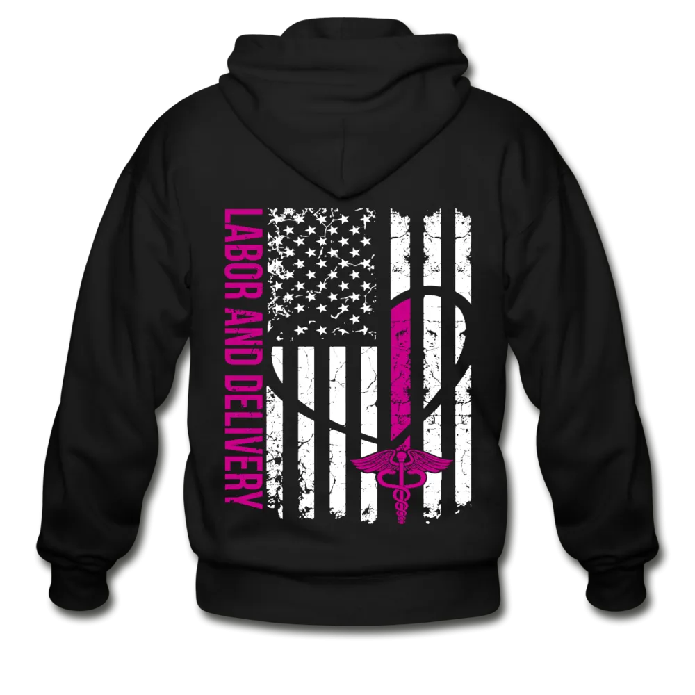 Lori RN Baby Feet Gildan Heavy Blend Adult Zip Hoodie
