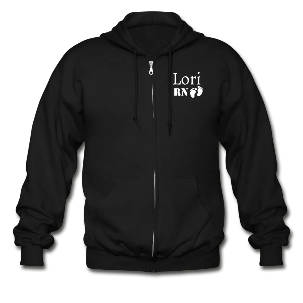 Lori RN Baby Feet Gildan Heavy Blend Adult Zip Hoodie