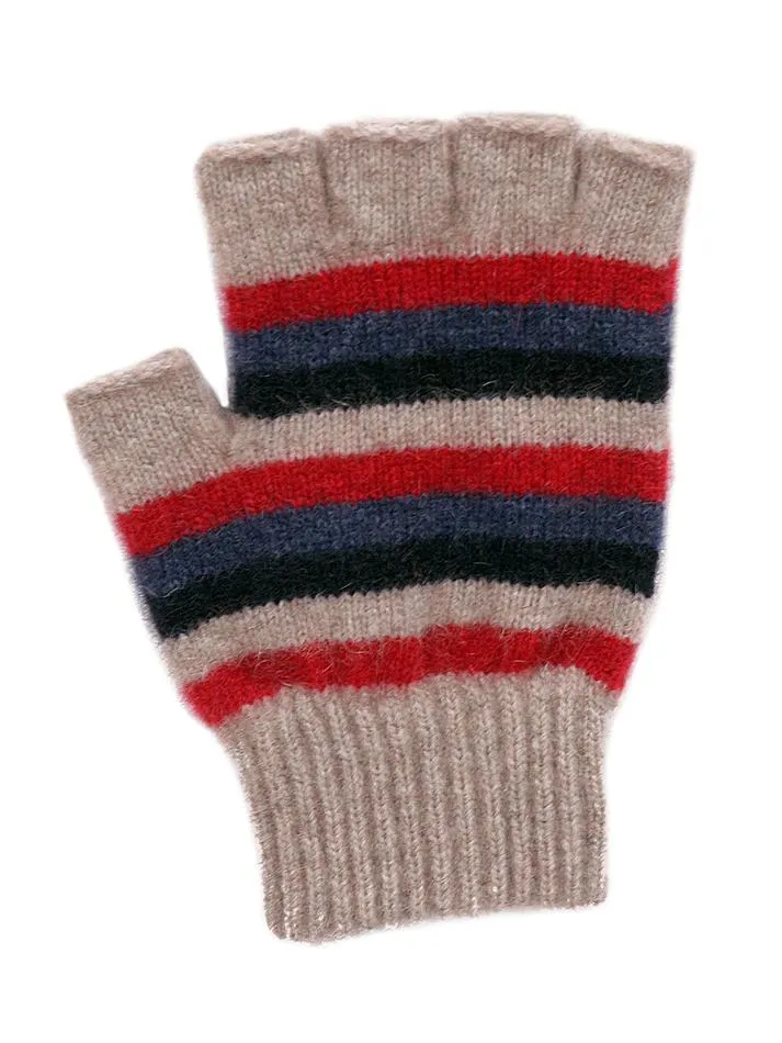 LOTH 9965 Stripe Fingerless Glove