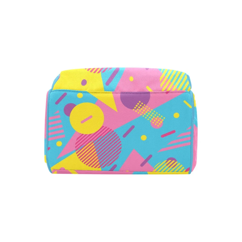 LOUD 90s Wallpaper Print Multi-Function Backpack