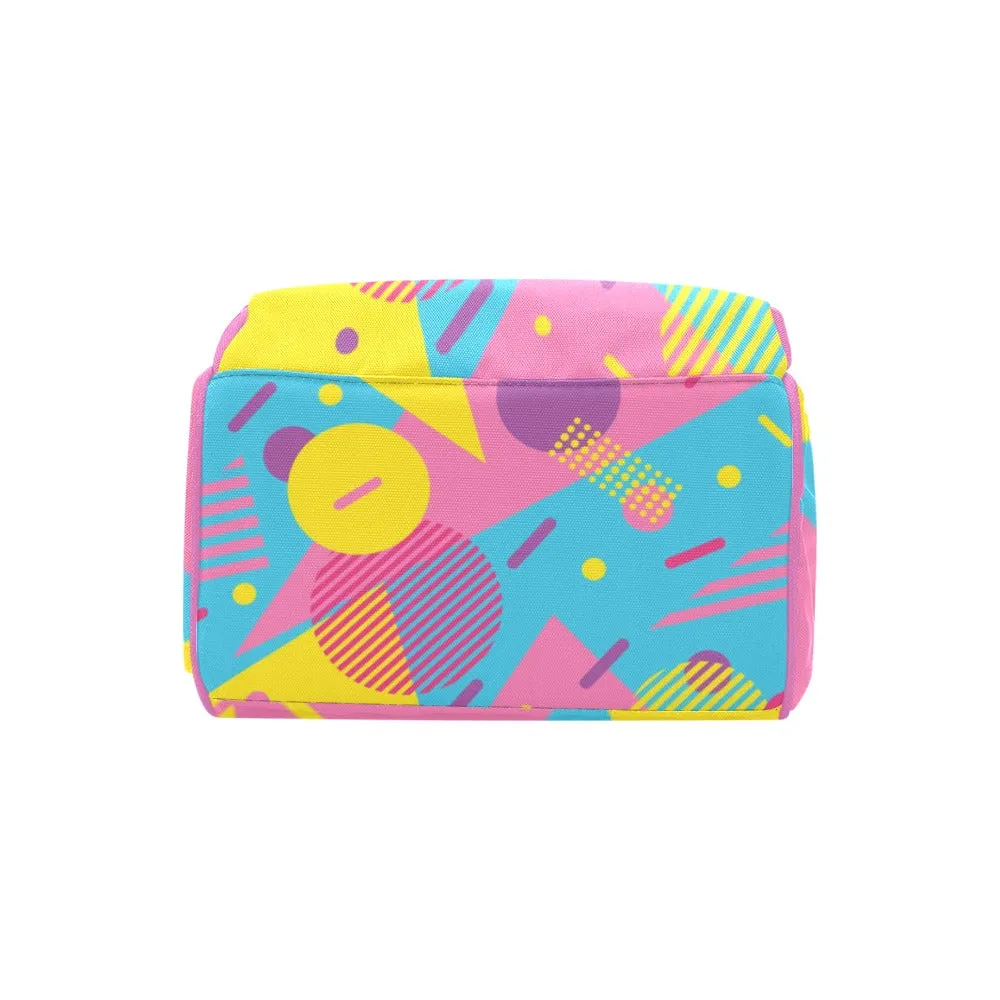 LOUD 90s Wallpaper Print Multi-Function Backpack