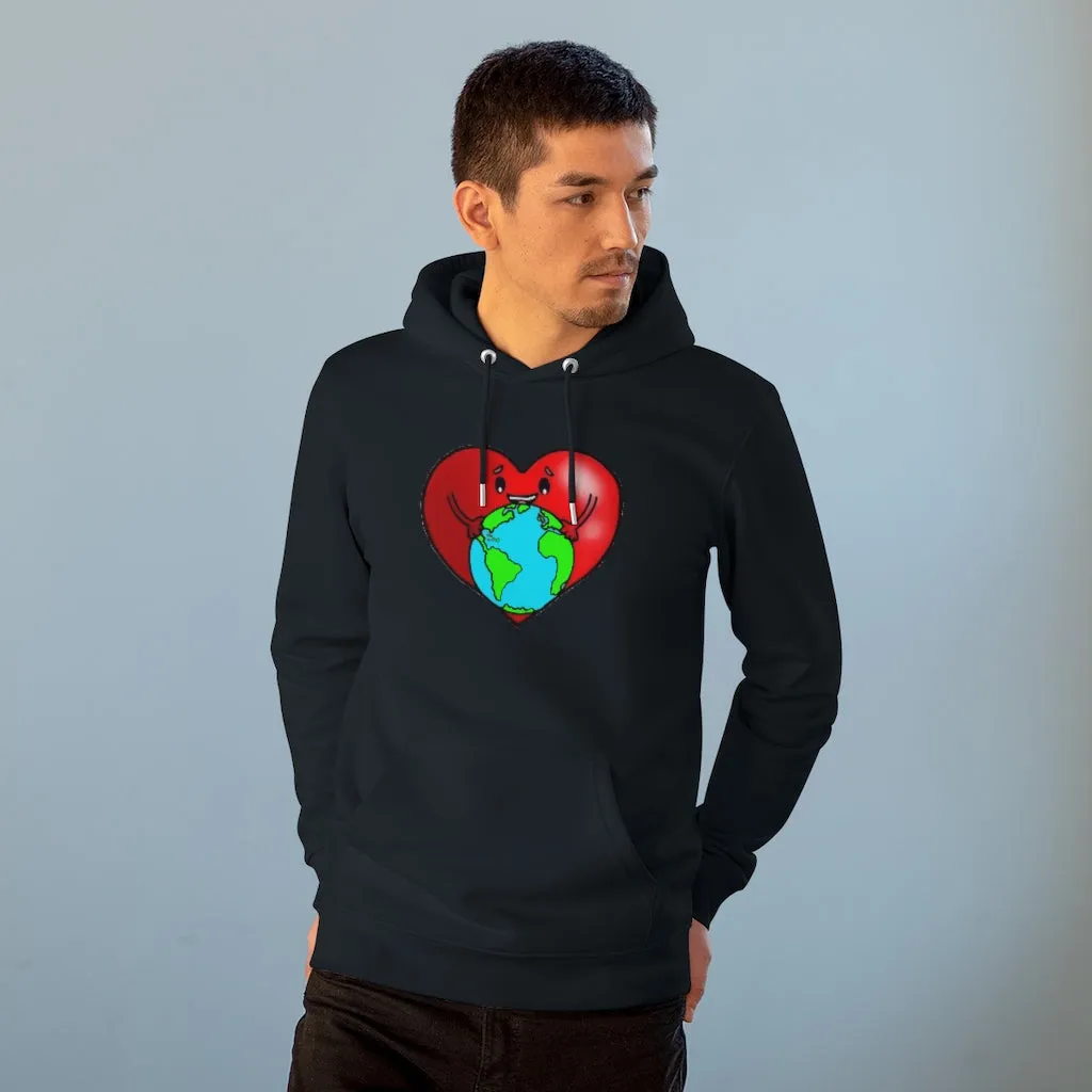 Love the earth 85% organic cotton unisex cruiser hoodie