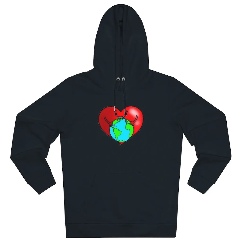 Love the earth 85% organic cotton unisex cruiser hoodie