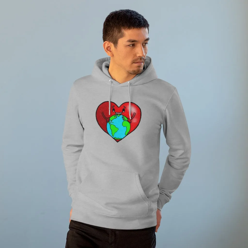 Love the earth 85% organic cotton unisex cruiser hoodie