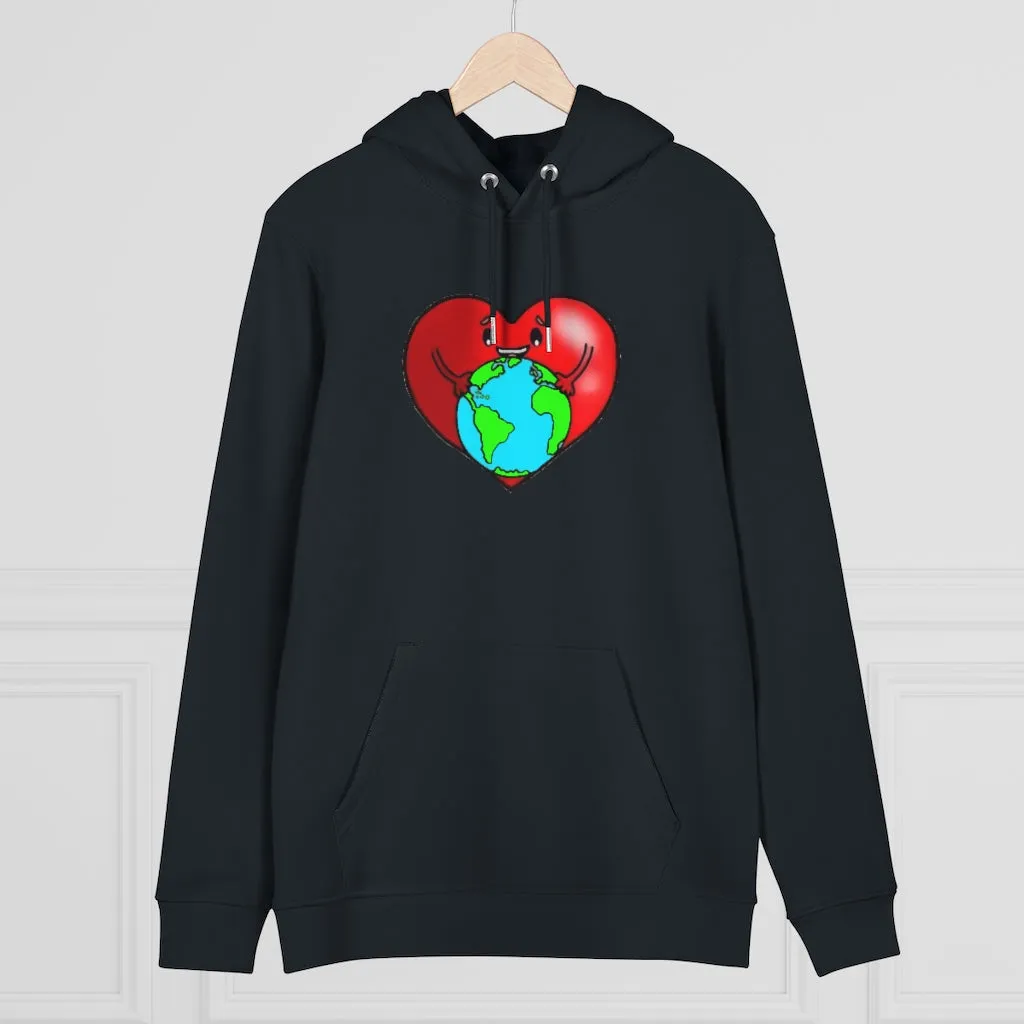 Love the earth 85% organic cotton unisex cruiser hoodie