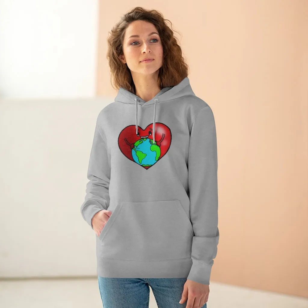Love the earth 85% organic cotton unisex cruiser hoodie
