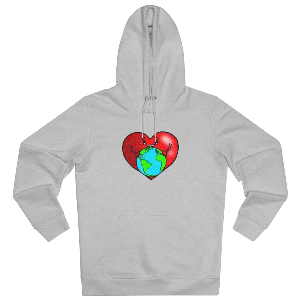 Love the earth 85% organic cotton unisex cruiser hoodie