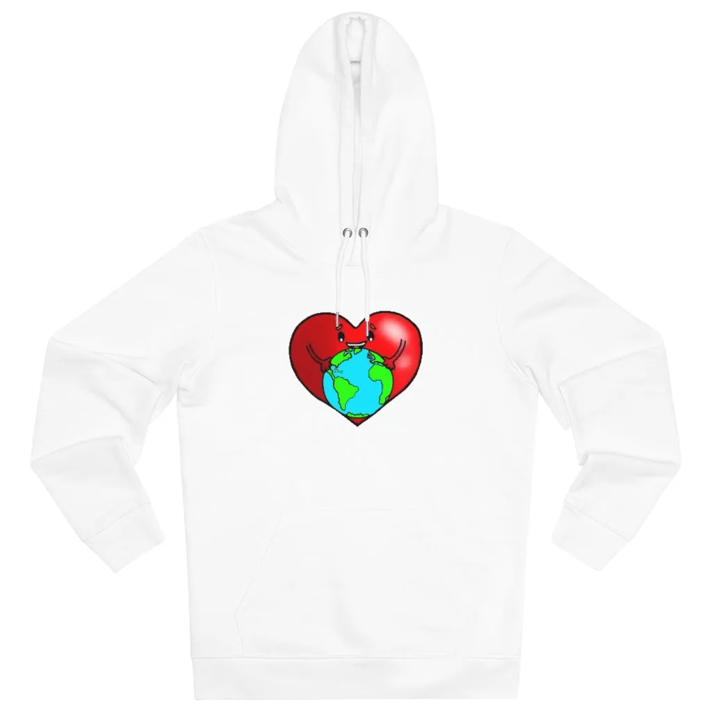 Love the earth 85% organic cotton unisex cruiser hoodie