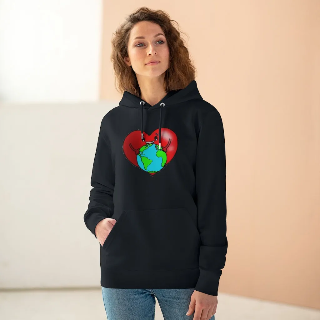 Love the earth 85% organic cotton unisex cruiser hoodie