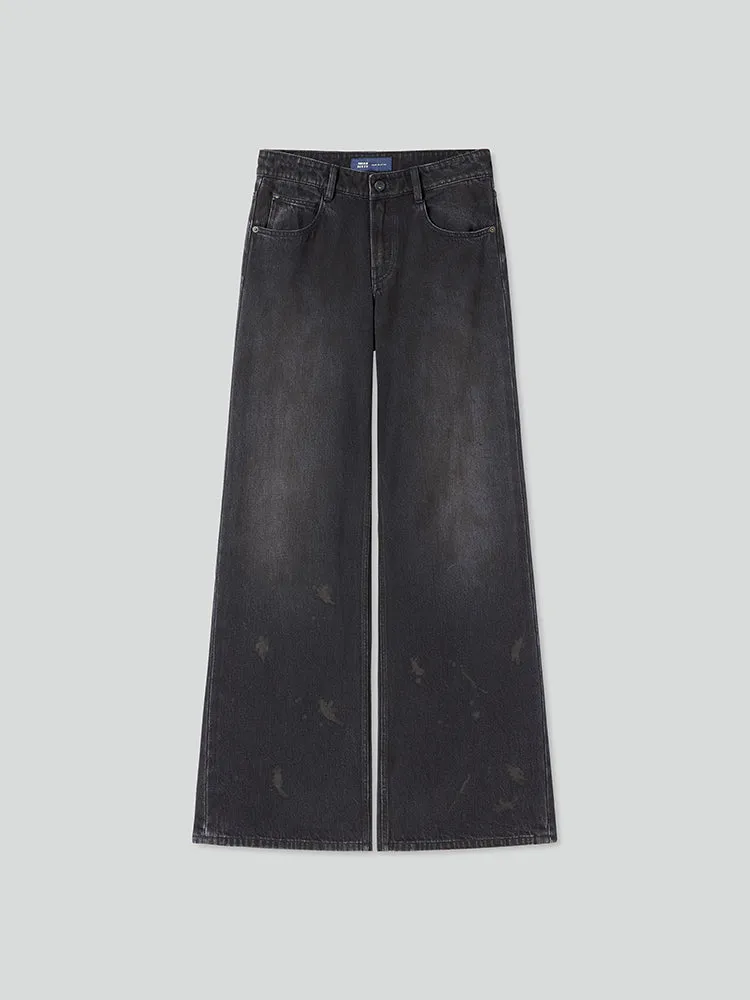 Low-Rise Wasteland Jeans In Black