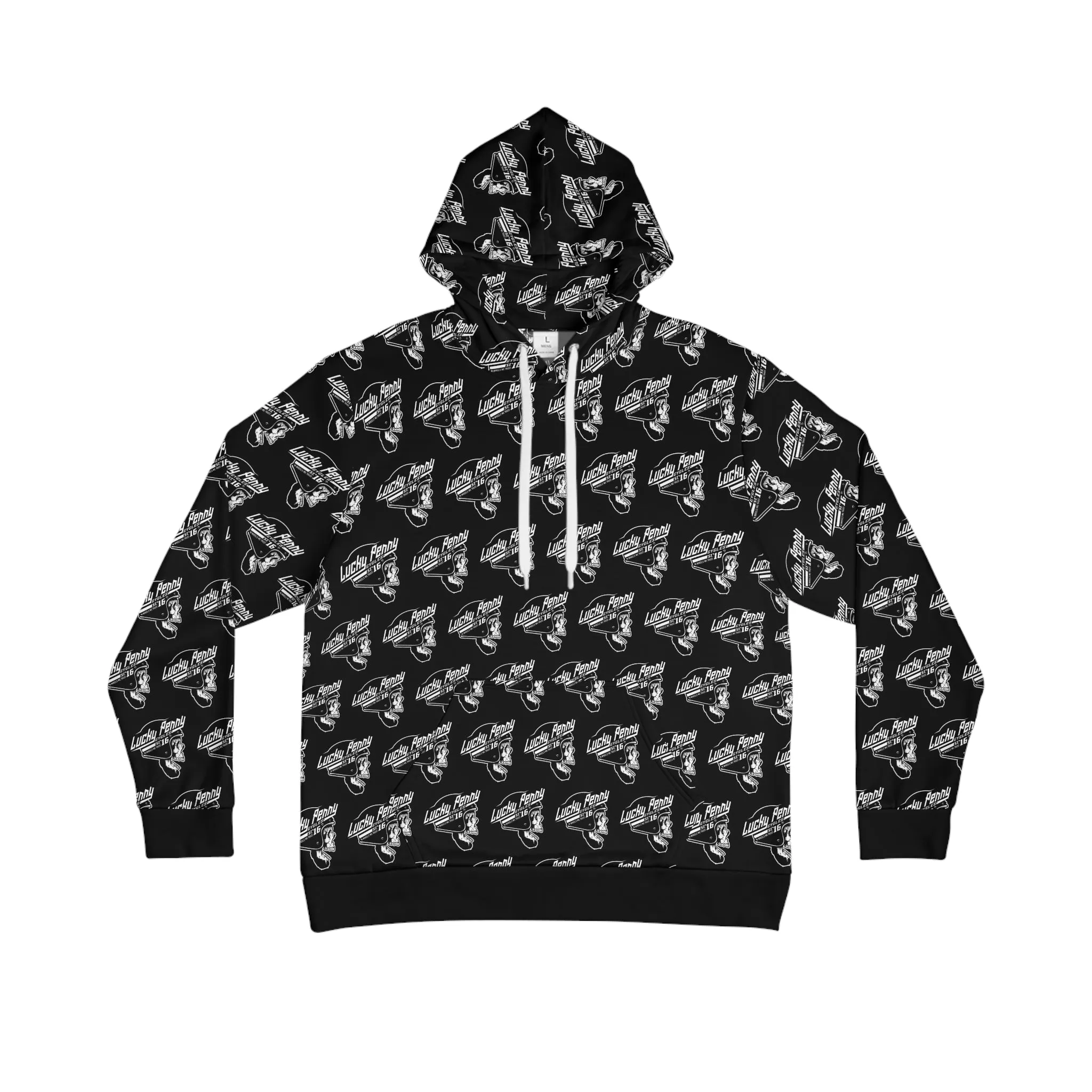 Lucky Penny Cycles Pattern Men's Hoodie