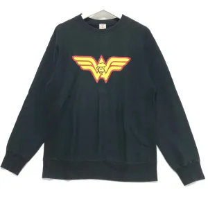 [M] A Bathing Ape Bape x DC Comics Vintage Crewneck Sweatshirt Black