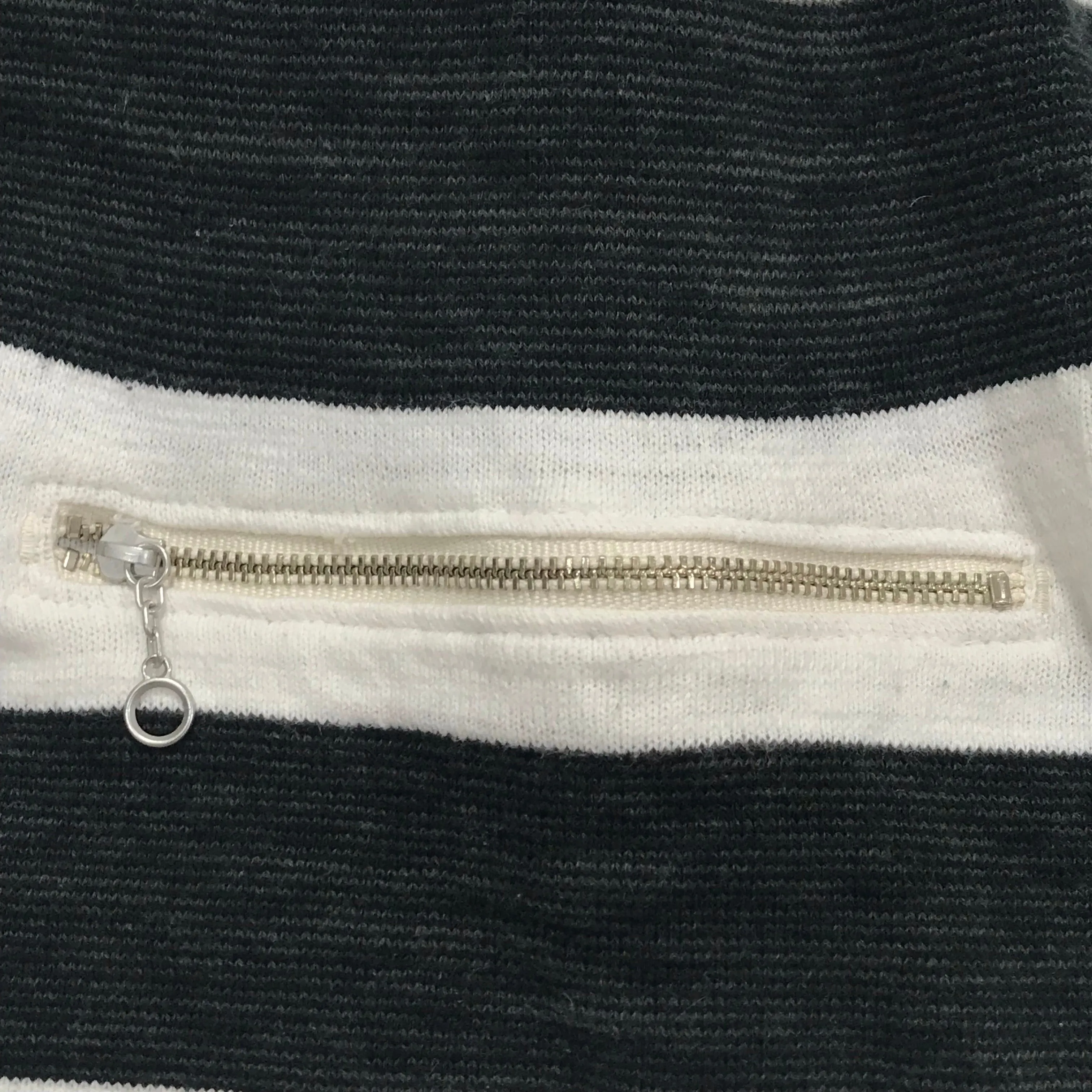 [M] Kapital Striped Hoodie White/Black