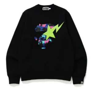 [M or L] DS! Bape Kid Cudi Moon Man Crewneck Sweatshirt