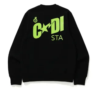 [M or L] DS! Bape Kid Cudi Moon Man Crewneck Sweatshirt