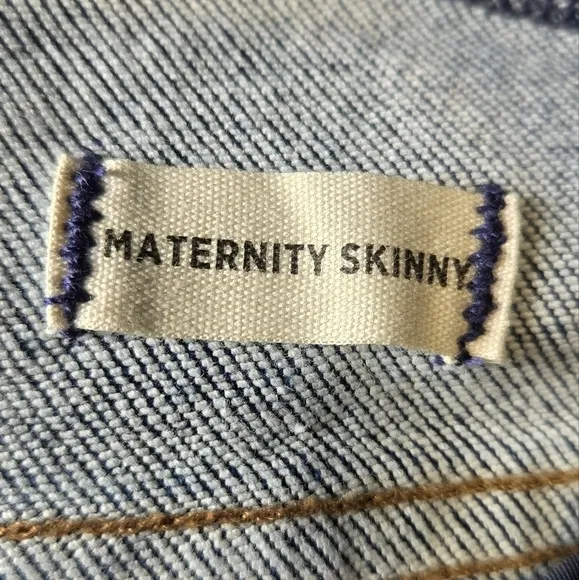 Madewell Maternity Over The Belly High Rise Stretch Skinny Jeans Size 26 NWT