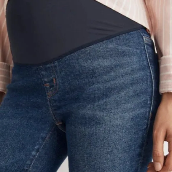 Madewell Maternity Over The Belly High Rise Stretch Skinny Jeans Size 26 NWT