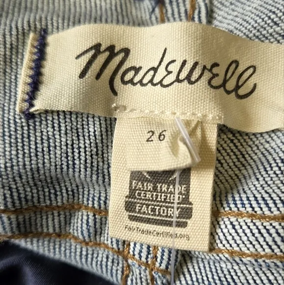 Madewell Maternity Over The Belly High Rise Stretch Skinny Jeans Size 26 NWT