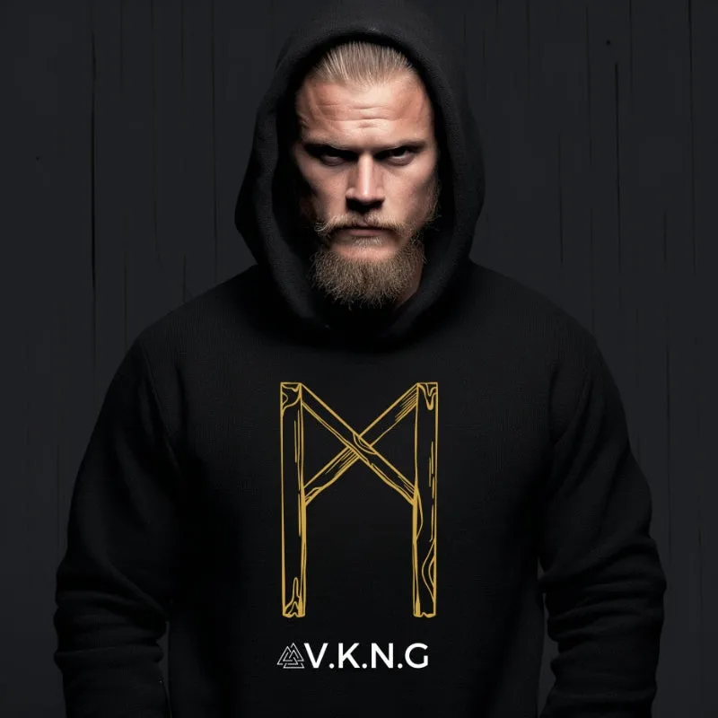 Mannaz Rune V.K.N.G™  Hoodie