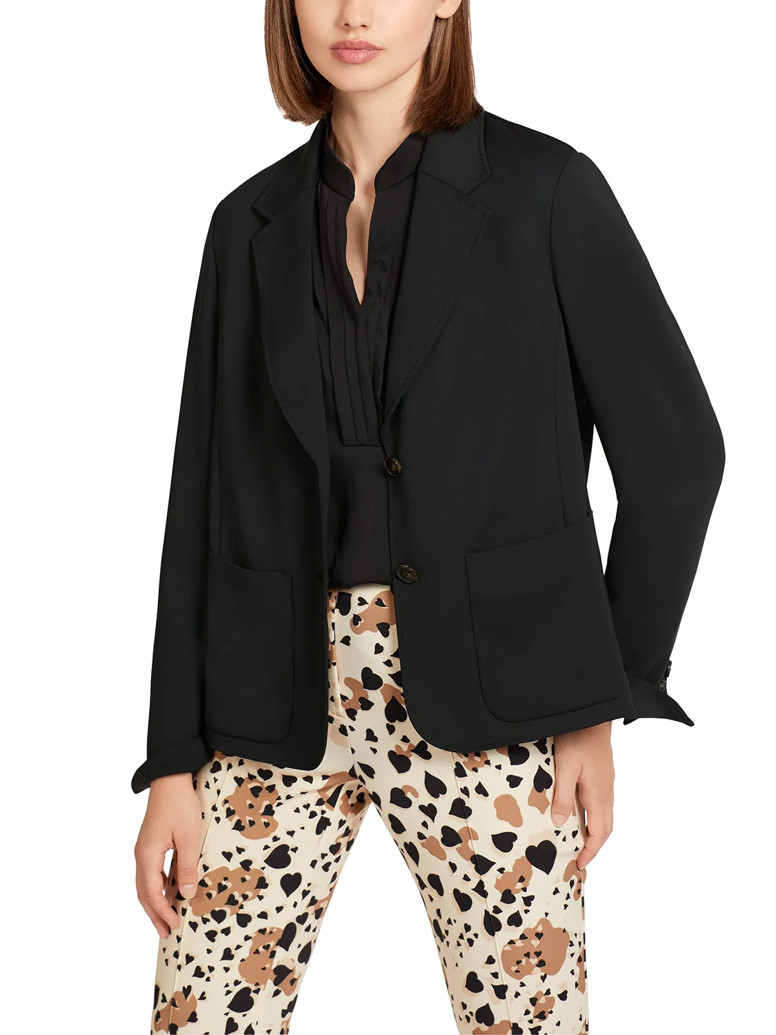 MarcCain Blazer With Wide Lapel UC3412W56