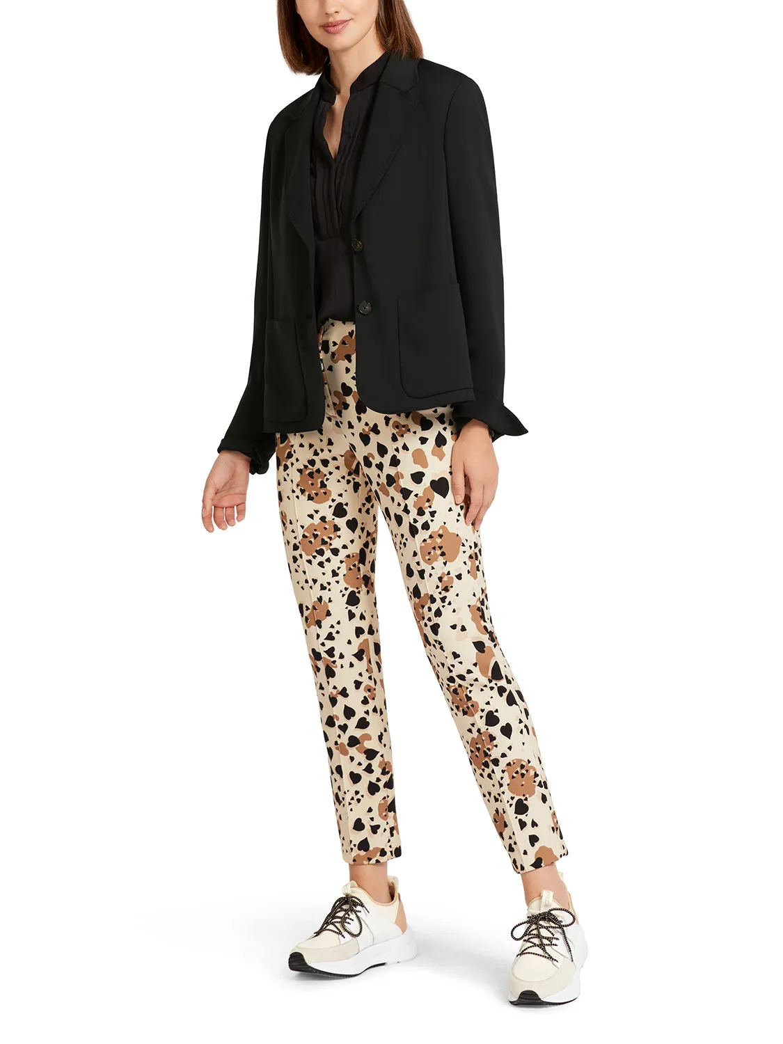 MarcCain Blazer With Wide Lapel UC3412W56