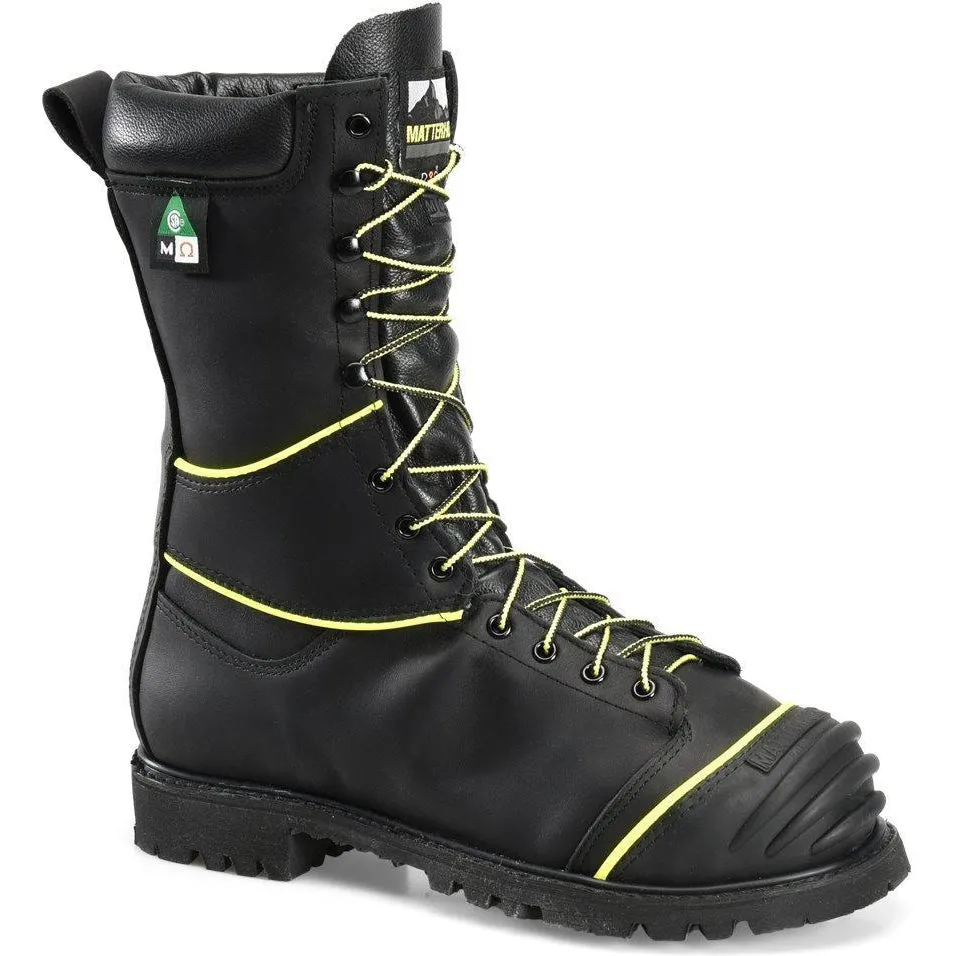 Matterhorn Men's Klondike 10" Steel Toe Waterproof Ins Metguard PR USA Made Work Boot CV12000