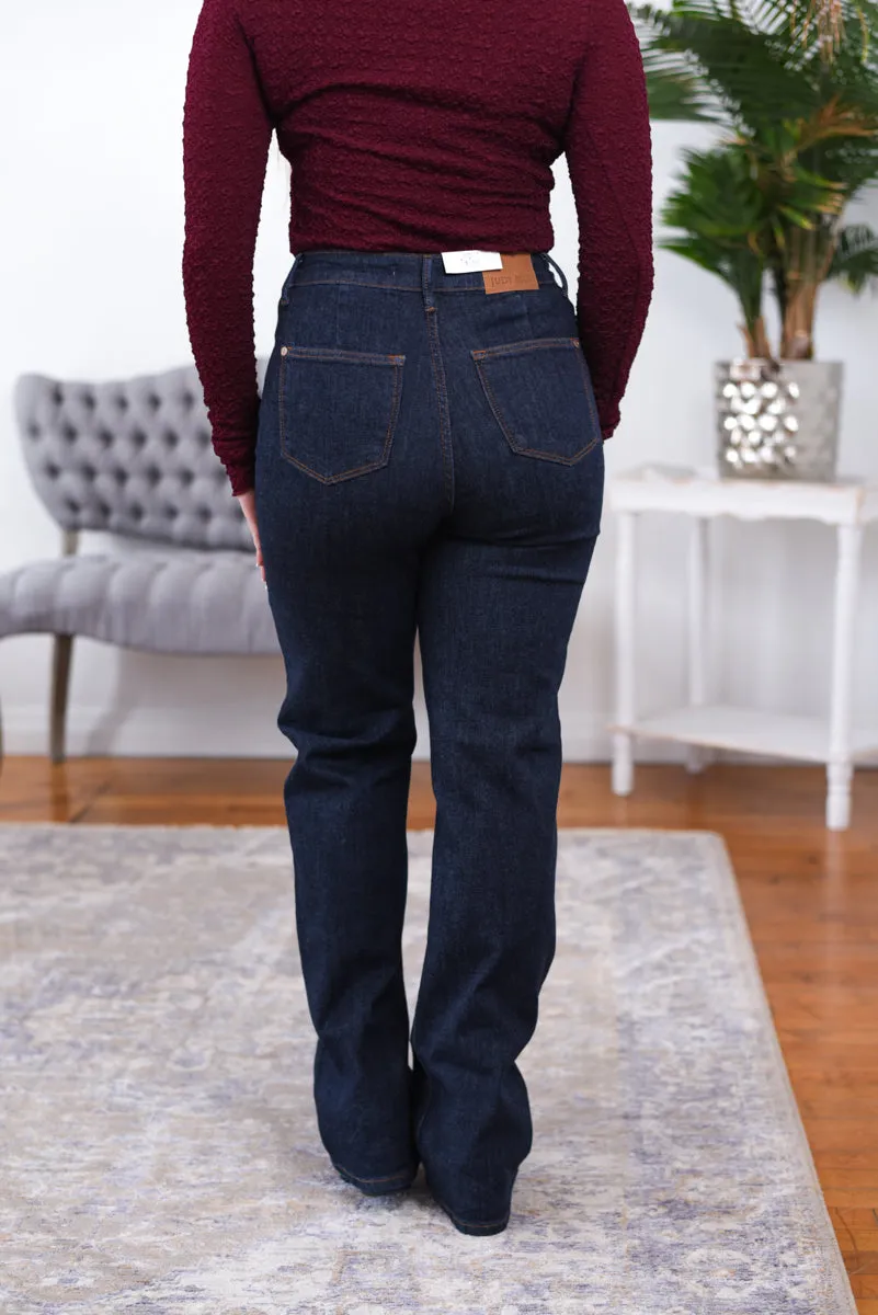 Melanie High Rise Straight Leg Trouser Judy Blue Jeans