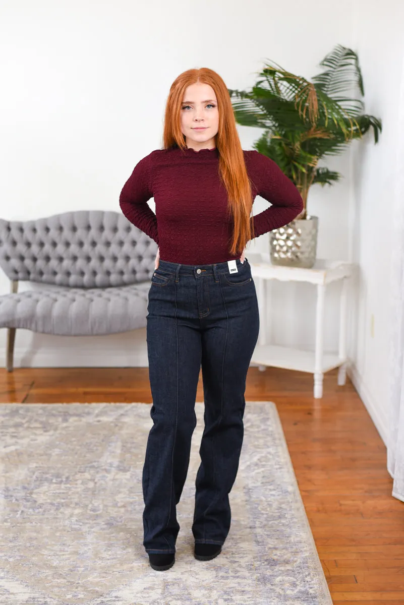 Melanie High Rise Straight Leg Trouser Judy Blue Jeans
