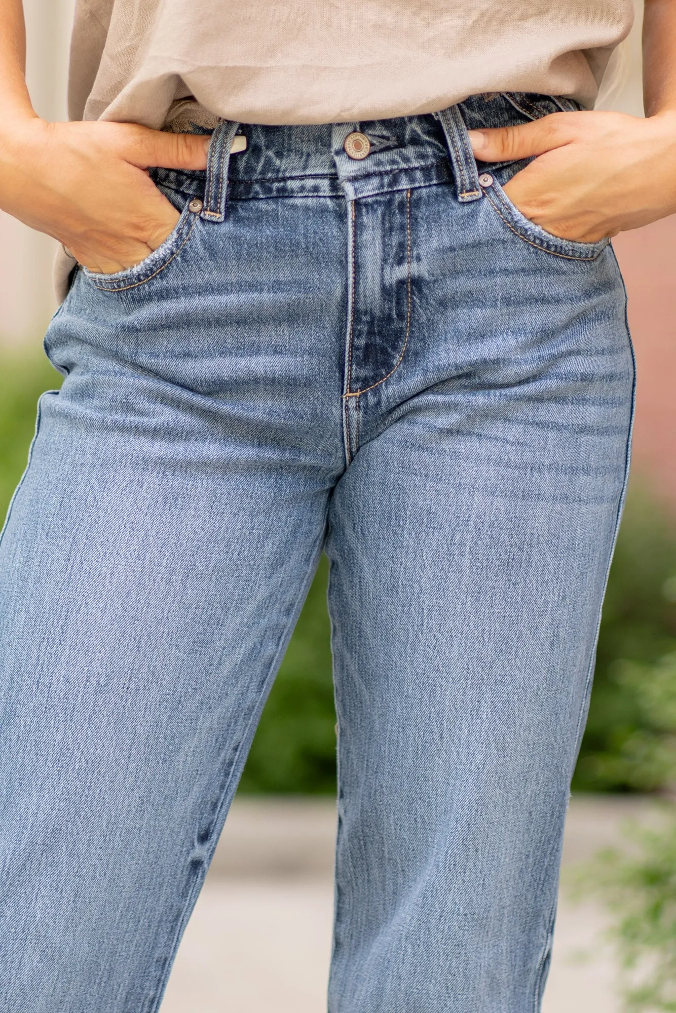 Melody High Rise True Straight Jeans