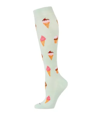 MEMOI MFY06338 MINT COZY CONES COMPRESSION SOCKS