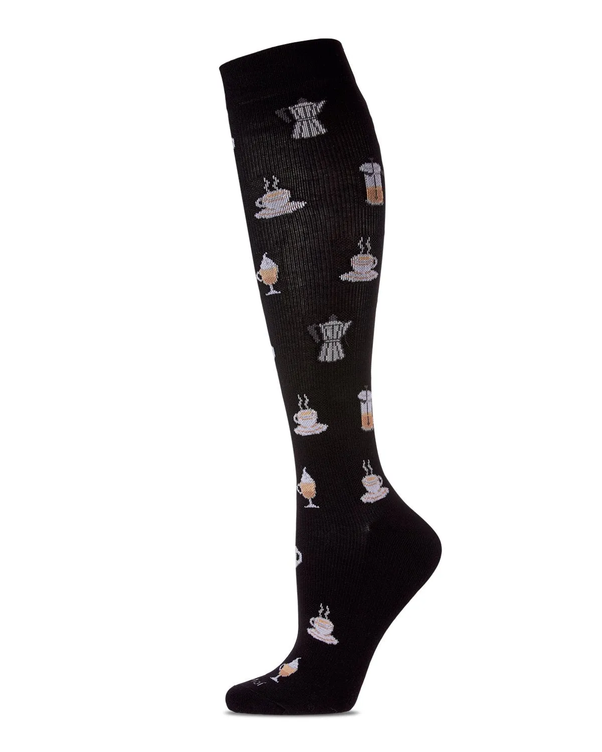 MEMOI MFY06343 BON CAFE COMPRESSION SOCKS
