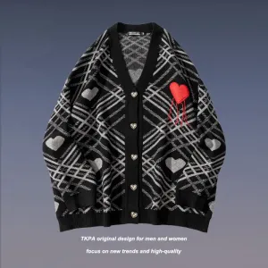 Men's And Women's High Street Knitted Jackets