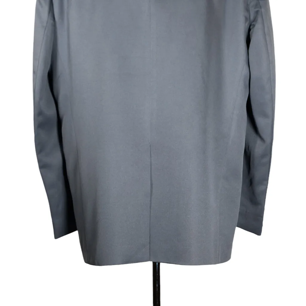 Men's Blazer Gray Wool Formal Suit Jacket Sport Coat (48R)