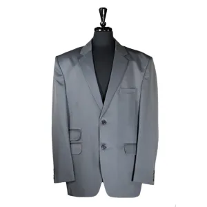 Men's Blazer Gray Wool Formal Suit Jacket Sport Coat (48R)