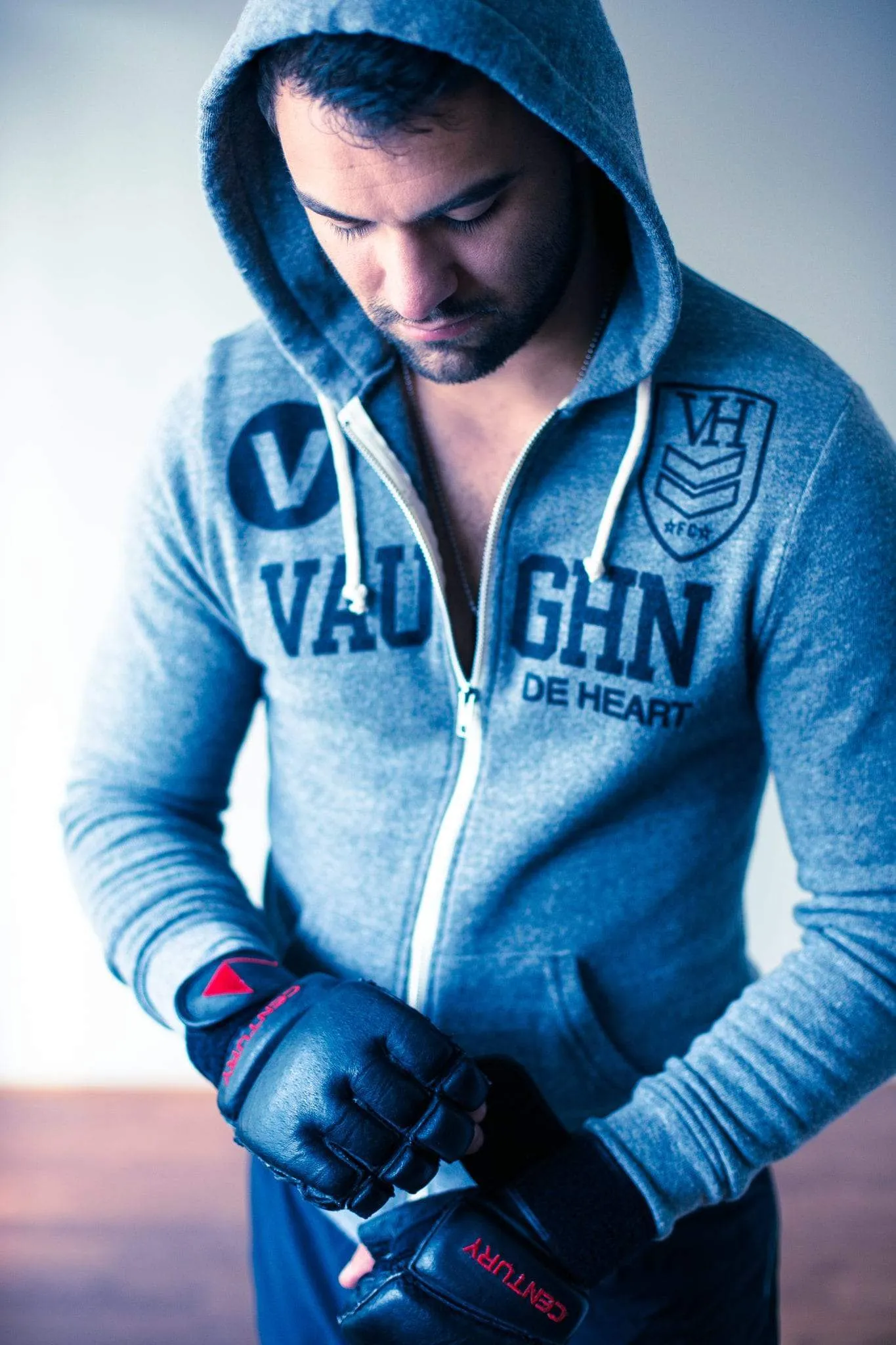 Men's - FC Heather Grey Zip Hoodie
