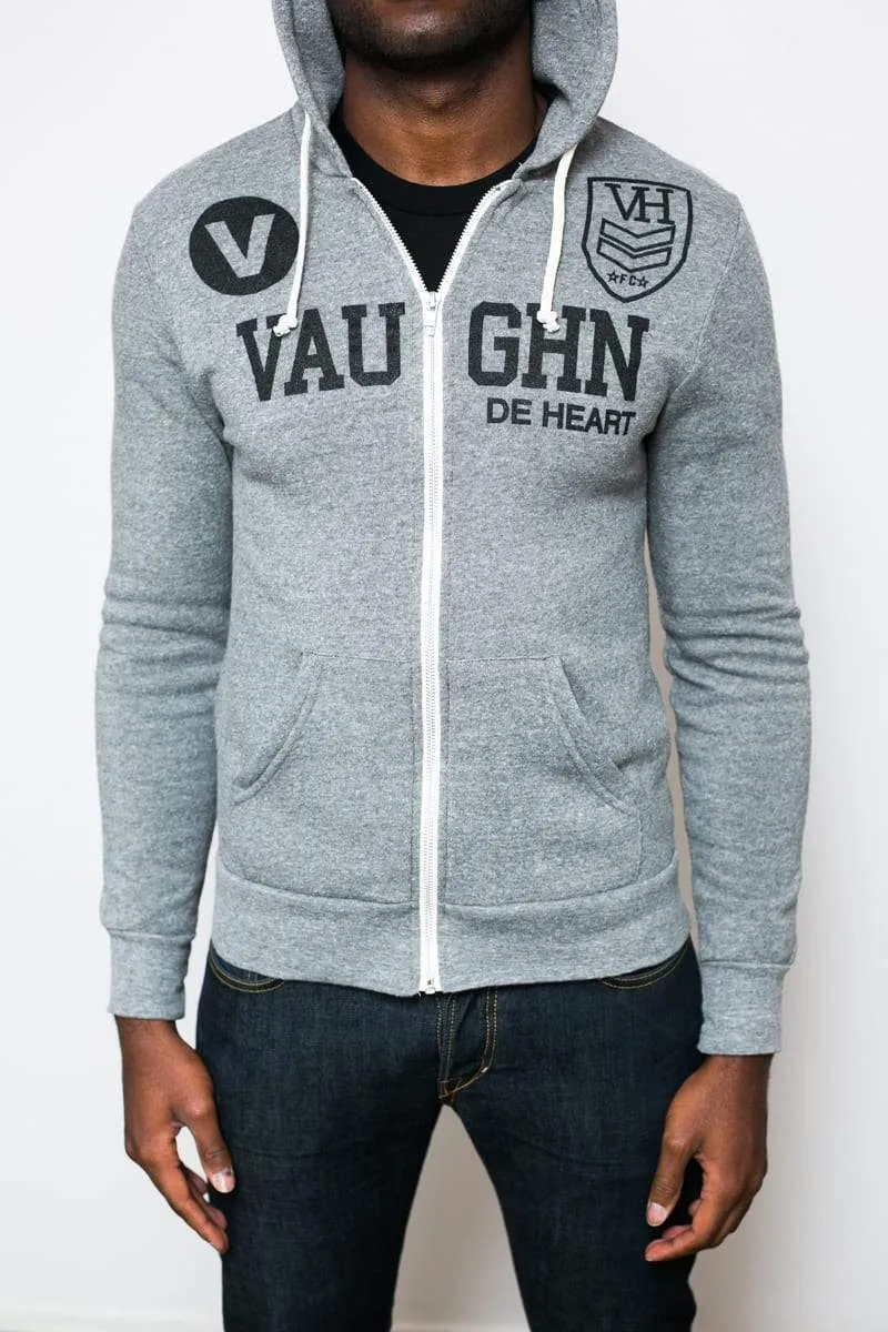 Men's - FC Heather Grey Zip Hoodie