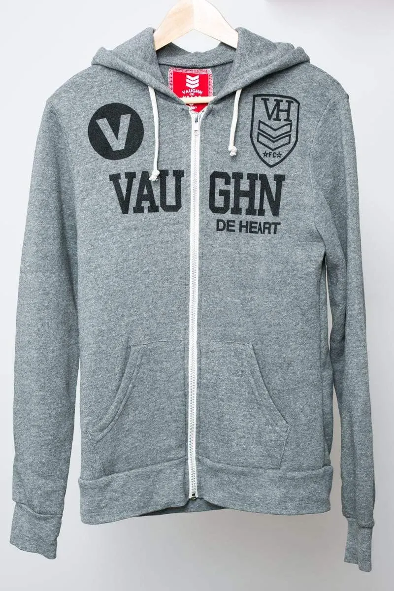 Men's - FC Heather Grey Zip Hoodie