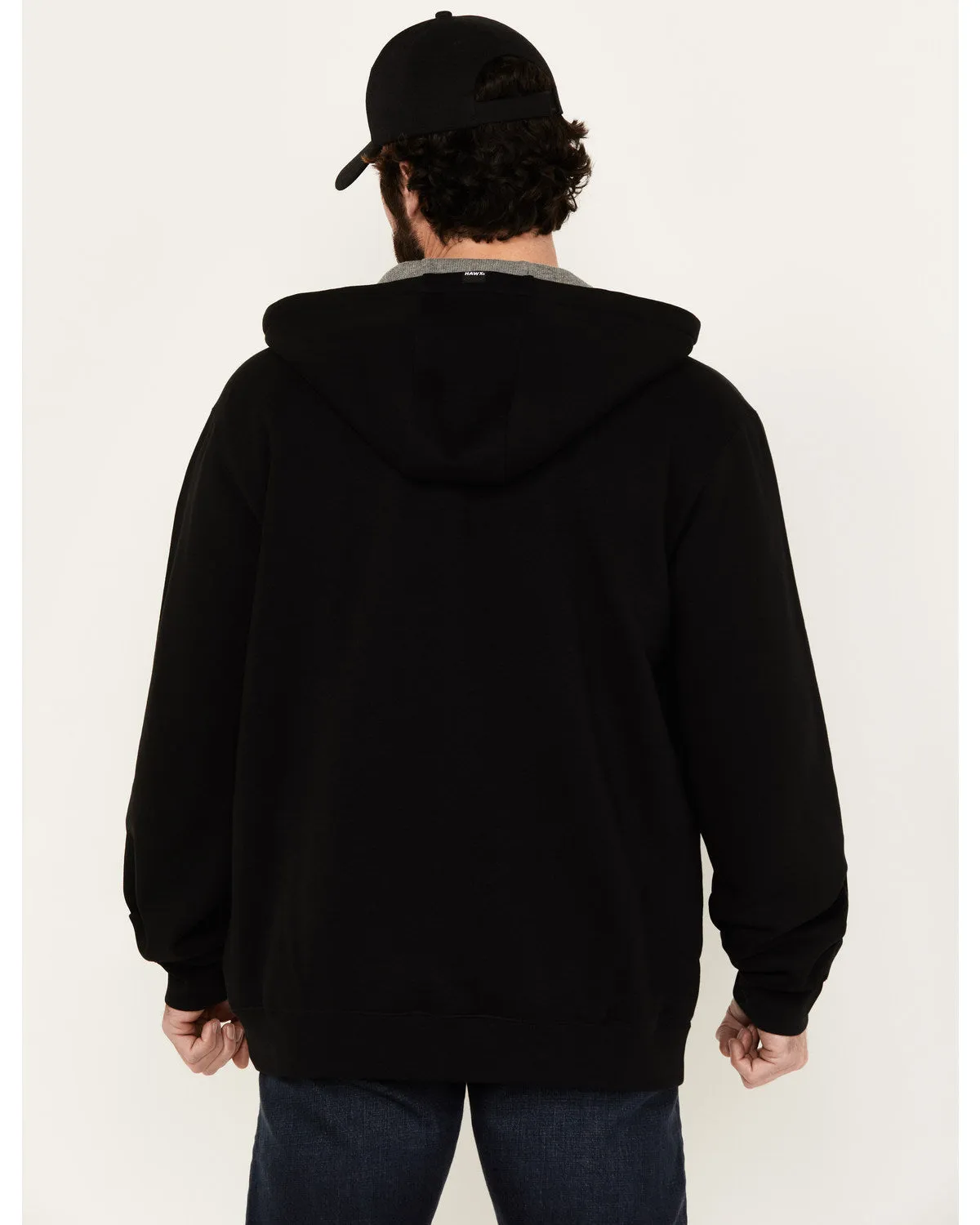 Men's Zip Front Hooded Zip Jacket
