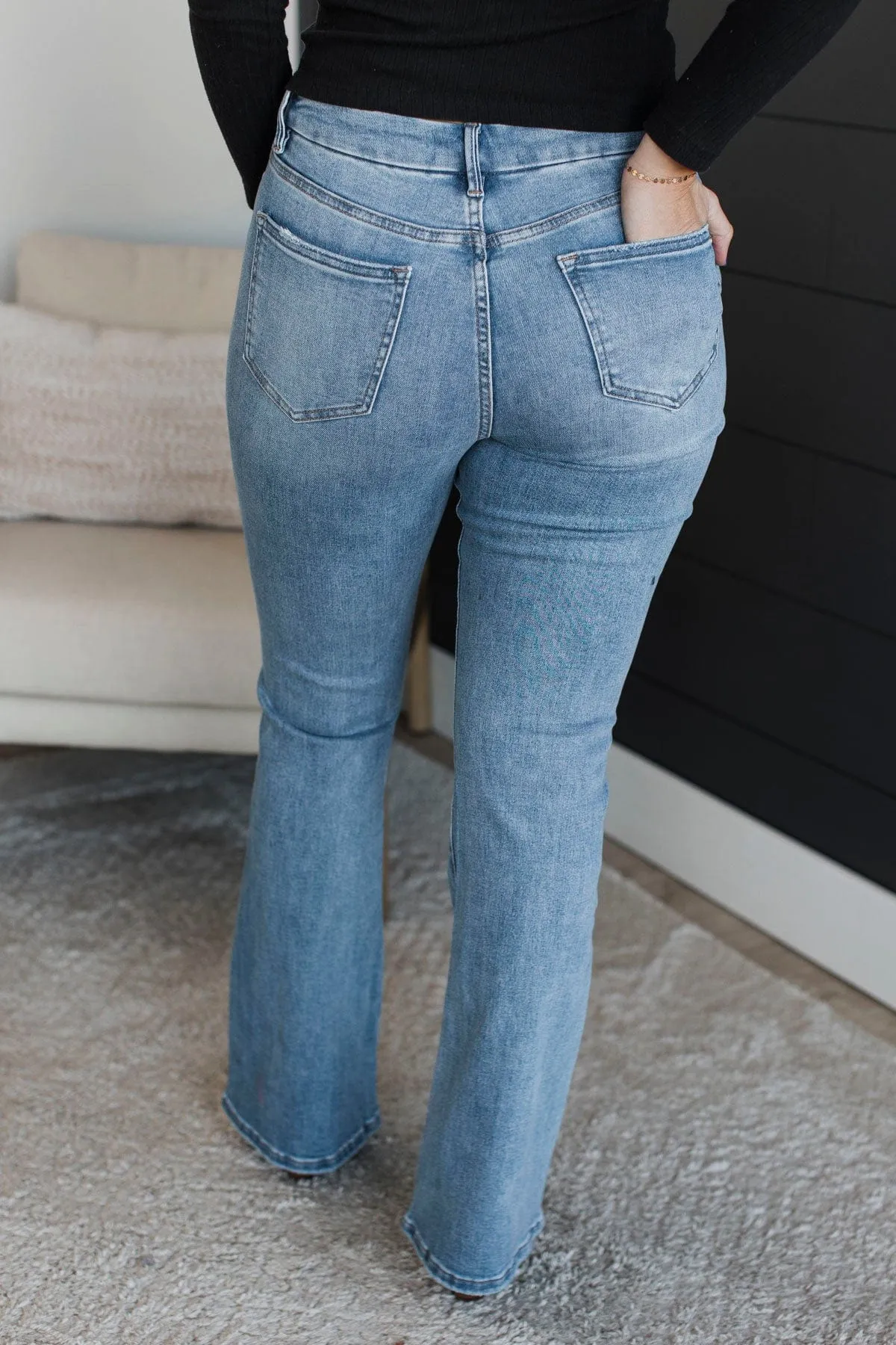 Mica Denim Bootcut Jeans- Chanelle Wash