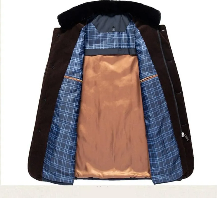 Michel | High-Collar Fleece Jacket