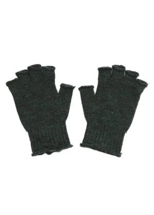 Milo Fingerless Glove in Merino Wool Seaweed