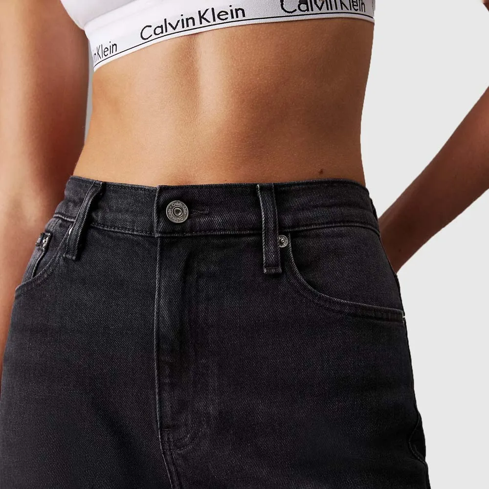 Mom Jeans - Denim Black