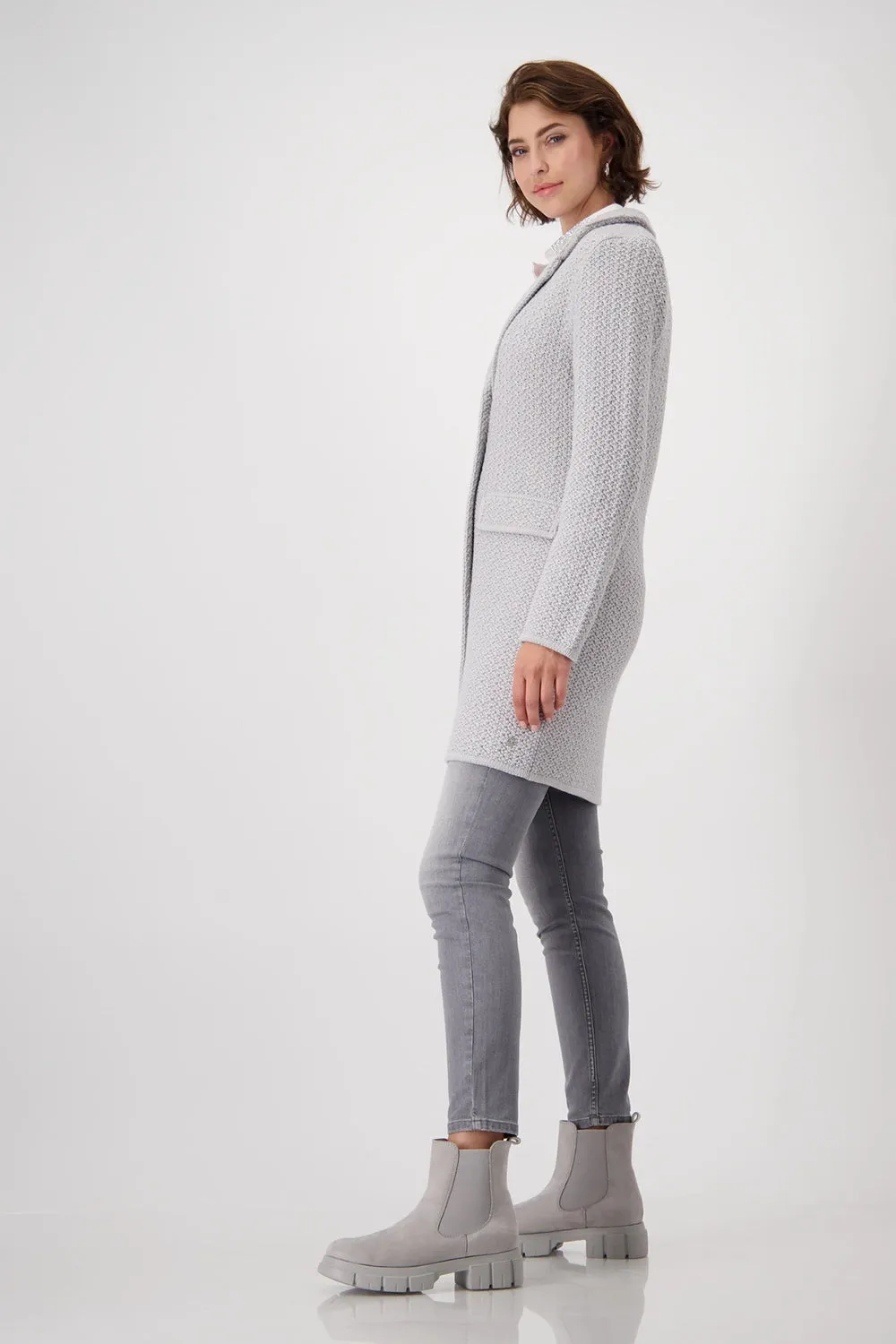 Monari Knit Coatigan 808362