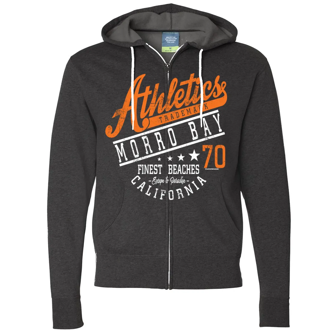 Morro Bay Athletics Zip-Up Hoodie
