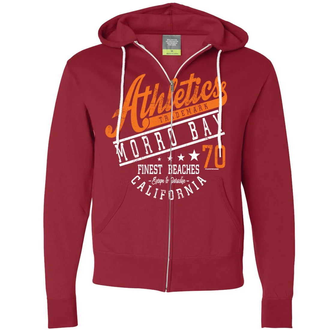 Morro Bay Athletics Zip-Up Hoodie