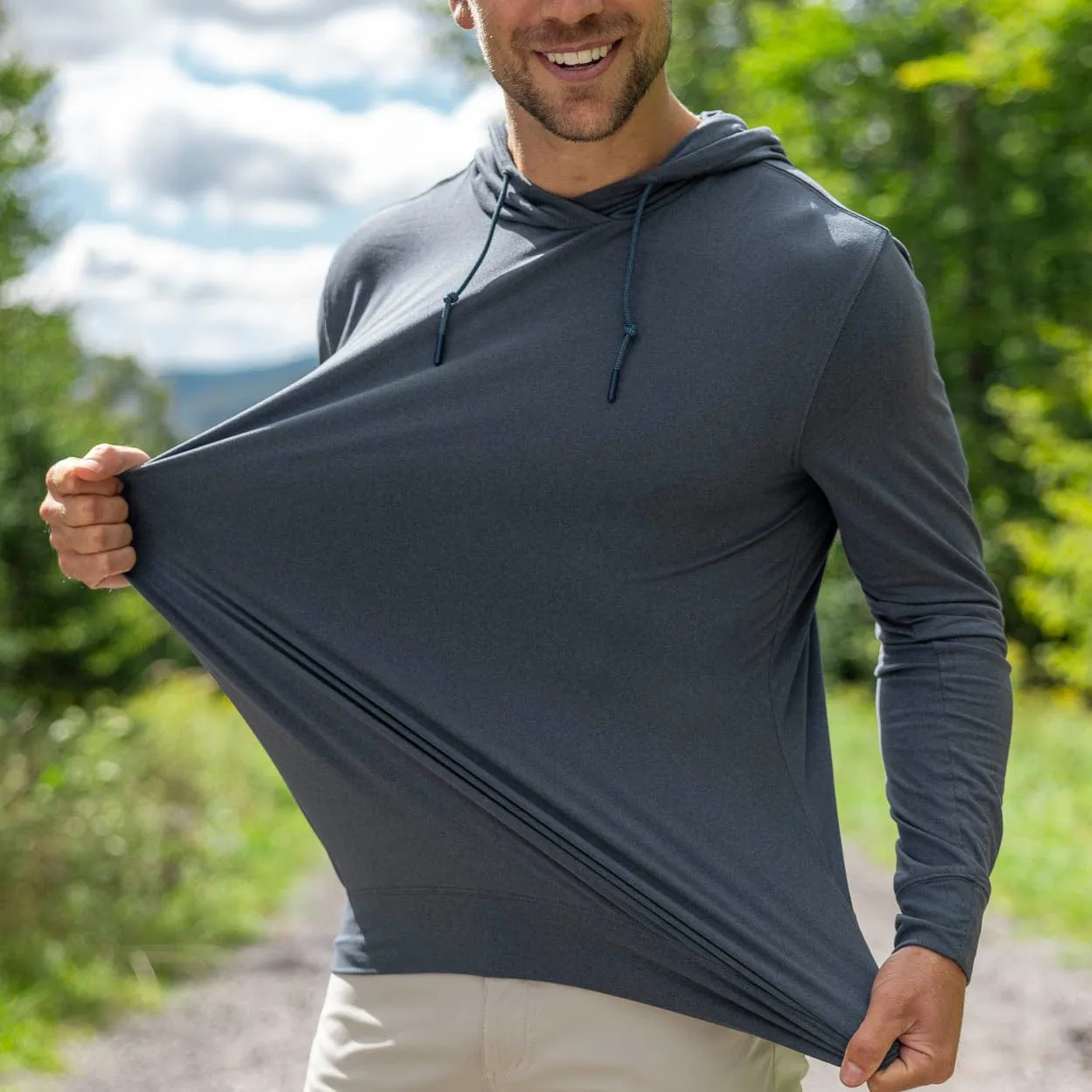 Navy Melange – Performance Hoodie