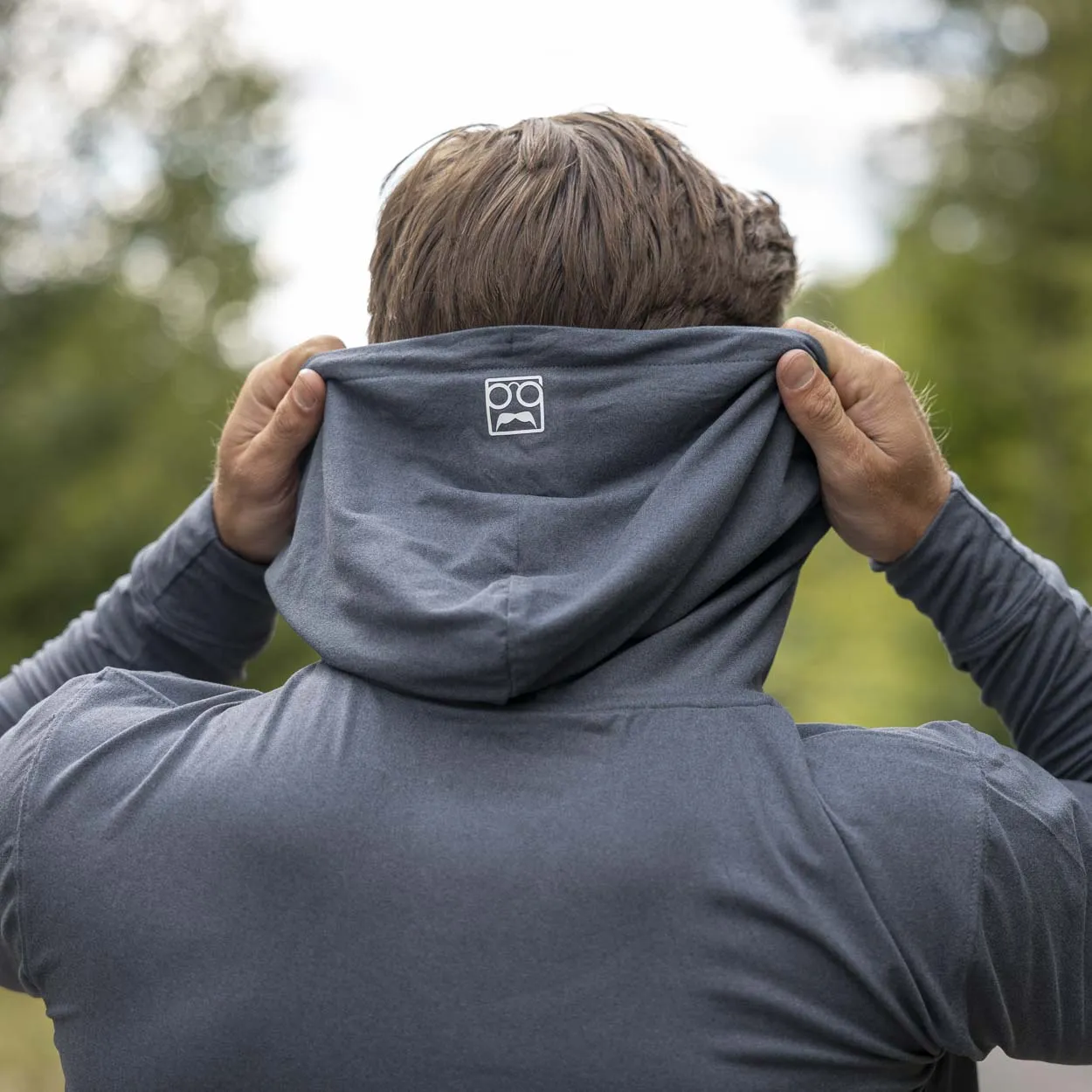 Navy Melange – Performance Hoodie