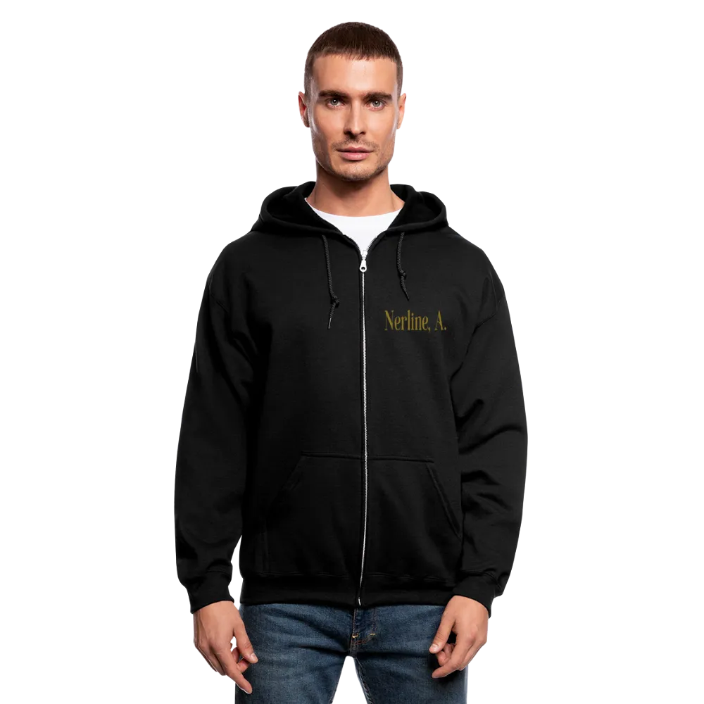 Nerline A. Men's Zip Hoodie